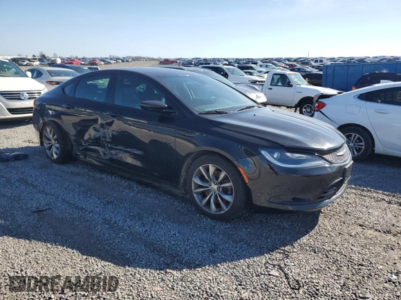 2016 Chrysler 200 S with VIN 1C3CCCBG1GN193020, listed as a Copart auction lot 43348865 with 137,321 mi miles and Salvage Title. Bid and sale history available at carsss.com. Image 4.