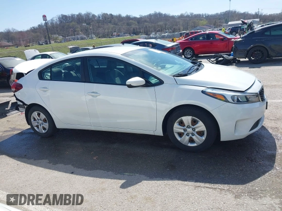 2018 Kia Forte LX with VIN 3KPFK4A77JE245278, listed as a IAAI auction lot 41797240 with 90,640 mi miles. Bid and sale history available at carsss.com. Image 14.