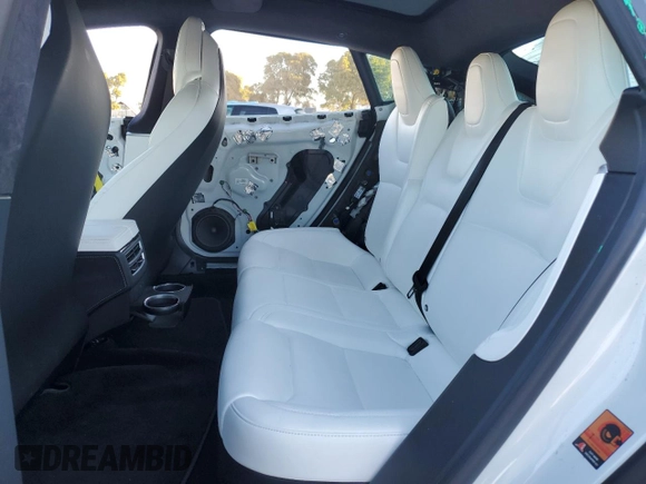 2017 Tesla Model S 100D with VIN 5YJSA1E23HF226178, listed as a Copart auction lot 88478225 with 54,411 mi miles and Salvage Title. Bid and sale history available at carsss.com. Image 10.