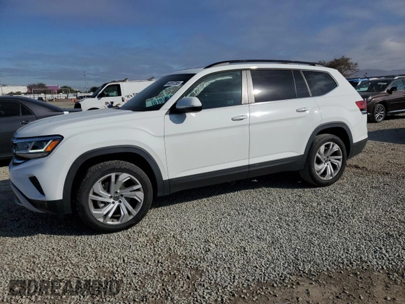 2022 Volkswagen Atlas SE with VIN 1V2JR2CA6NC558188, listed as a Copart auction lot 44167285 with 29,581 mi miles and Salvage title. Bid and sale history available at DreamBid. Image 1.