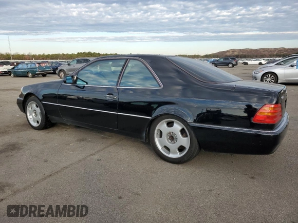 1994 Mercedes-Benz S with VIN WDBGA70E1RA179915, listed as a Copart auction lot 81132724 with 88,995 mi miles and Salvage Title. Bid and sale history available at DreamBid. Image 2.