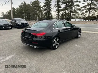 2022 Mercedes-Benz C 300 with VIN W1KAF4GBXNR020430, listed as a Copart auction lot 48009055 with 82,657 mi miles and Clean Title. Bid and sale history available at DreamBid. Image 4.