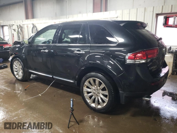 2012 Lincoln MKX with VIN 2LMDJ8JK5CBL12279, listed as a Copart auction lot 44218985 with 111,768 mi miles and Salvage Title. Bid and sale history available at DreamBid. Image 2.