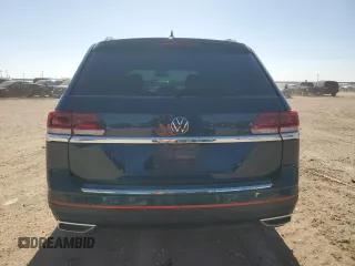 2021 Volkswagen Atlas S with VIN 1V2AP2CA8MC591195, listed as a Copart auction lot 43898235 with 51,443 mi miles and Salvage title. Bid and sale history available at DreamBid. Image 6.