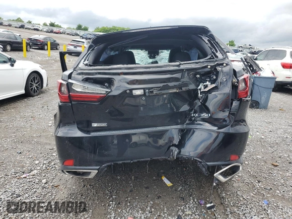 2020 Lexus RX 350 F Sport Performance with VIN 2T2YZMDA8LC229910, listed as a Copart auction lot 72748204 with Not provided miles and Salvage title. Bid and sale history available at DreamBid. Image 6.