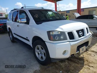 2006 Nissan Armada LE z VIN 5N1AA08B56N708050, wystawiony jako IAAI lot #42413669 z przebiegiem 253 351 mil mil oraz . Historia ofert i sprzedaży dostępna na DreamBid. Obrazek 1.