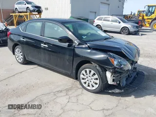 2017 Nissan Sentra SV with VIN 3N1AB7APXHY282073, listed as a IAAI auction lot 41779240 with 14,646 mi miles and . Bid and sale history available at carsss.com. Image 1.