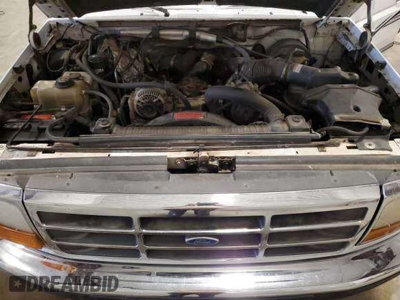 1997 Ford F-250 with VIN 1FTHX25F7VEC46738, listed as a Copart auction lot 59603125 with 211,004 mi miles and Salvage title. Bid and sale history available at DreamBid. Image 11.
