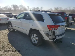 2012 Jeep Grand Cherokee Laredo with VIN 1C4RJFAG0CC201435, listed as a Copart auction lot 47026885 with 205,603 mi miles and Salvage Title. Bid and sale history available at carsss.com. Image 2.