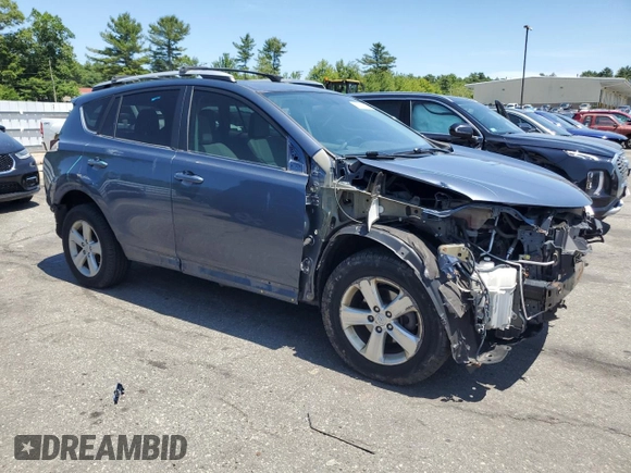 2013 Toyota RAV4 XLE with VIN 2T3RFREV9DW076123, listed as a Copart auction lot 61753125 with 181,205 mi miles and Salvage title. Bid and sale history available at DreamBid. Image 4.