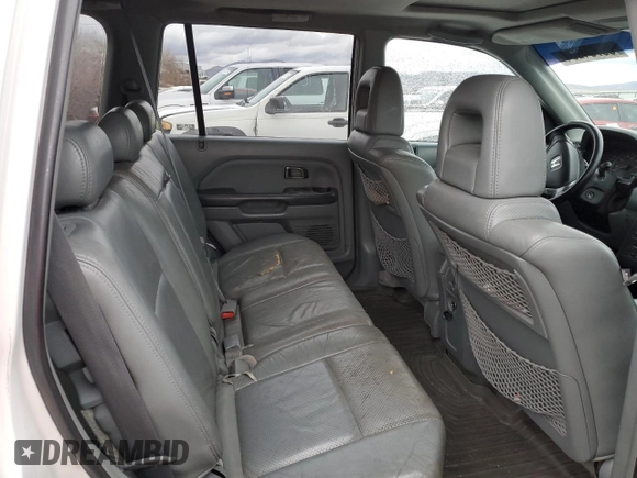 2005 Honda Pilot EX-L with VIN 2HKYF18595H532672, listed as a Copart auction lot 86704284 with 268,018 mi miles and Salvage Title. Bid and sale history available at carsss.com. Image 10.