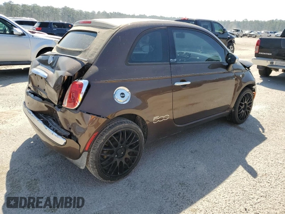 2012 FIAT 500 Pop with VIN 3C3CFFDR6CT108755, listed as a Copart auction lot 48676345 with 122,996 mi miles and Salvage Title. Bid and sale history available at carsss.com. Image 3.