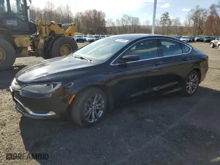 2015 Chrysler 200 Limited with VIN 1C3CCCAB1FN571003, listed as a Copart auction lot 54350865 with 175,860 mi miles and Clean Title. Bid and sale history available at carsss.com. Image 1.