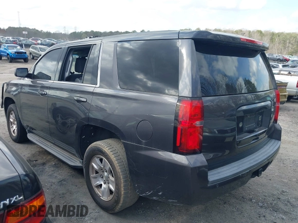2017 Chevrolet Tahoe Commercial with VIN 1GNLCDEC2HR256539, listed as a IAAI auction lot 41718466 with 202,134 mi miles and . Bid and sale history available at DreamBid. Image 3.