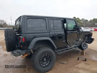 2018 Jeep Wrangler Unlimited Sport with VIN 1C4HJXDN6JW190027, listed as a IAAI auction lot 41351708 with 59,315 mi miles and . Bid and sale history available at DreamBid. Image 4.