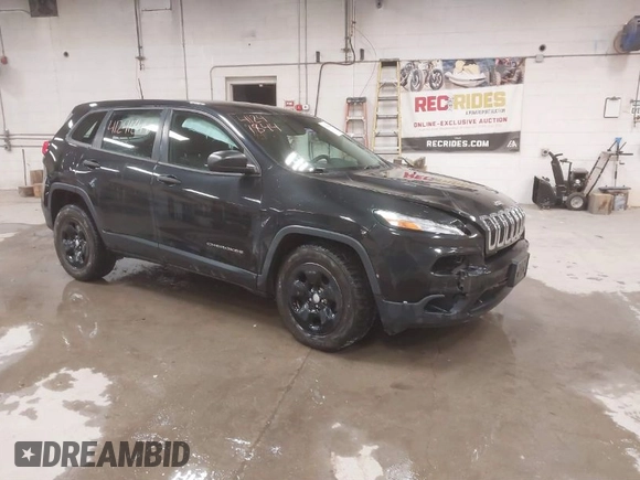 2016 Jeep Cherokee Sport with VIN 1C4PJMAS9GW268040, listed as a IAAI auction lot 41241844 with 102,211 mi miles and . Bid and sale history available at DreamBid. Image 1.