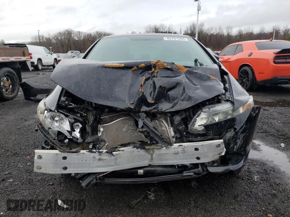 2013 Honda Civic Cpe LX with VIN 2HGFG3B57DH513135, listed as a Copart auction lot 45701564 with 276,418 mi miles and Salvage Title. Bid and sale history available at carsss.com. Image 5.