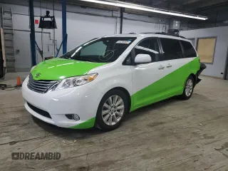 2011 Toyota Sienna XLE AAS with VIN 5TDYK3DC9BS020976, listed as a Copart auction lot 46280905 with 258,265 mi miles and Salvage Title. Bid and sale history available at DreamBid. Image 1.