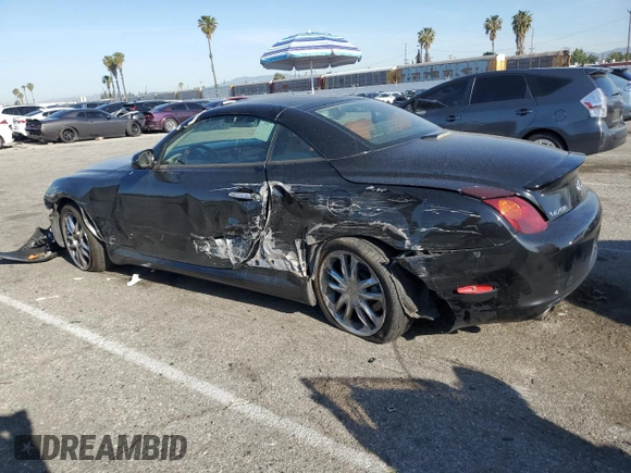 2004 Lexus SC 430 z VIN JTHFN48Y540055464, wystawiony jako Copart lot #52192445 z przebiegiem 188 693 mil mil oraz Szkoda całkowita • Salvage title. Historia ofert i sprzedaży dostępna na DreamBid. Obrazek 2.