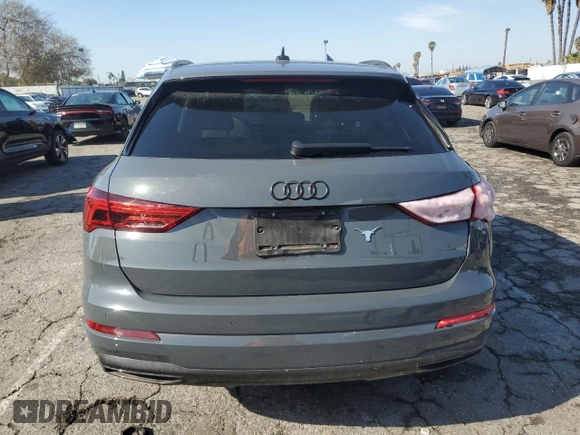 2022 Audi Q3 with VIN WA1BUDF35N1019466, listed as a Copart auction lot 42330805 with 15,907 mi miles and Salvage title. Bid and sale history available at DreamBid. Image 6.