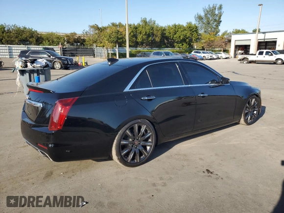 2017 Cadillac CTS Sedan Luxury RWD with VIN 1G6AR5SX9H0208376, listed as a Copart auction lot 47737005 with 76,826 mi miles and Clean Title. Bid and sale history available at carsss.com. Image 3.