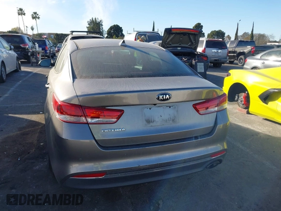 2018 Kia Optima LX with VIN 5XXGT4L32JG256921, listed as a IAAI auction lot 41389850 with 91,013 mi miles and . Bid and sale history available at DreamBid. Image 15.