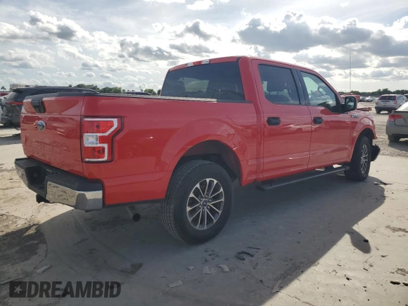 2019 Ford F-150 XL with VIN 1FTEW1CB2KFA66802, listed as a Copart auction lot 75010764 with 81,411 mi miles and Salvage title. Bid and sale history available at DreamBid. Image 3.
