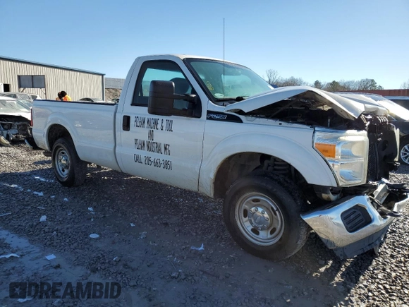 2012 Ford F-250 XL with VIN 1FTBF2A62CEB65027, listed as a Copart auction lot 87708765 with 119,132 mi miles and Salvage title. Bid and sale history available at DreamBid. Image 4.