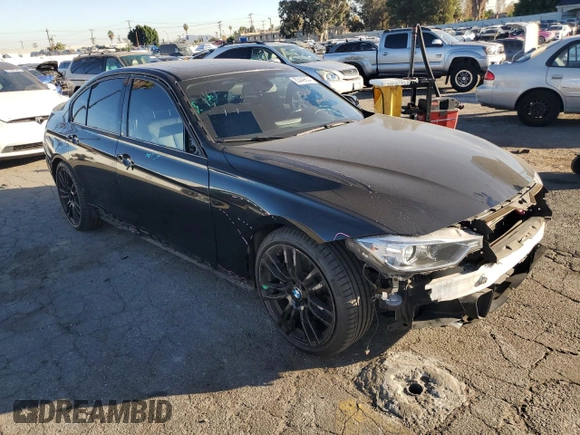2014 BMW 3 Series 335i with VIN WBA3A9C50EF478734, listed as a Copart auction lot 83449634 with 107,723 mi miles and Salvage Title. Bid and sale history available at carsss.com. Image 4.