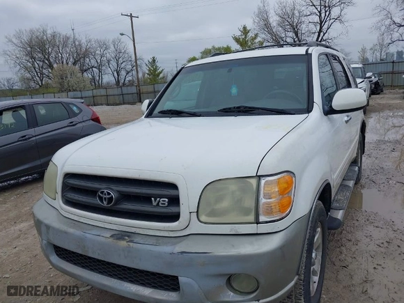 2004 Toyota Sequoia SR5 with VIN 5TDZT34A44S206332, listed as a IAAI auction lot 42028306 with 292,523 mi miles. Bid and sale history available at carsss.com. Image 6.