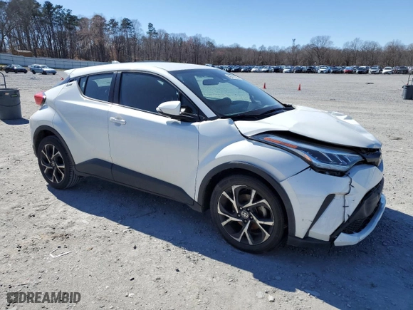 2021 Toyota C-HR LE with VIN NMTKHMBX0MR124676, listed as a Copart auction lot 46418225 with 79,670 mi miles and Salvage Title. Bid and sale history available at carsss.com. Image 4.