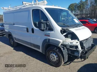 2016 Ram ProMaster Cargo with VIN 3C6TRVAG7GE135108, listed as a IAAI auction lot 41251262 with 108,025 mi miles and . Bid and sale history available at DreamBid. Image 1.