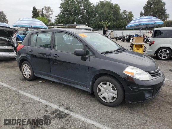 2012 Nissan Versa S with VIN 3N1BC1CP5CK250106, listed as a Copart auction lot 53206105 with 179,155 mi miles and Clean Title. Bid and sale history available at carsss.com. Image 4.