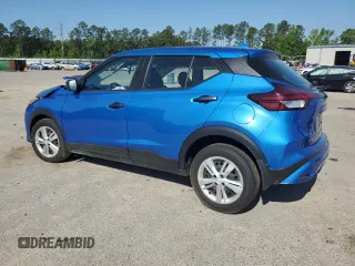 2024 Nissan Kicks S with VIN 3N1CP5BVXRL567527, listed as a Copart auction lot 53576135 with 12,327 mi miles and Salvage title. Bid and sale history available at DreamBid. Image 2.