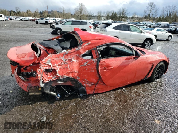 2023 Toyota 86 with VIN JF1ZNBB19P9765892, listed as a Copart auction lot 49554785 with 9,324 mi miles and Salvage title. Bid and sale history available at DreamBid. Image 3.