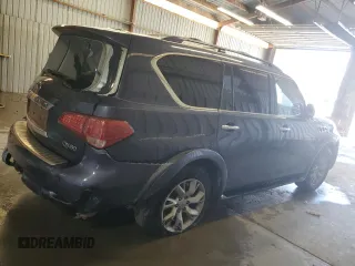 2014 Infiniti QX80 with VIN JN8AZ2NC4E9352899, listed as a Copart auction lot 54101355 with 102,340 mi miles and Salvage title. Bid and sale history available at DreamBid. Image 3.