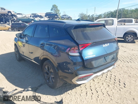 2024 Kia Sportage SX-Prestige with VIN KNDPXCDG0R7124647, listed as a IAAI auction lot 41058974 with 16,436 mi miles and . Bid and sale history available at DreamBid. Image 3.