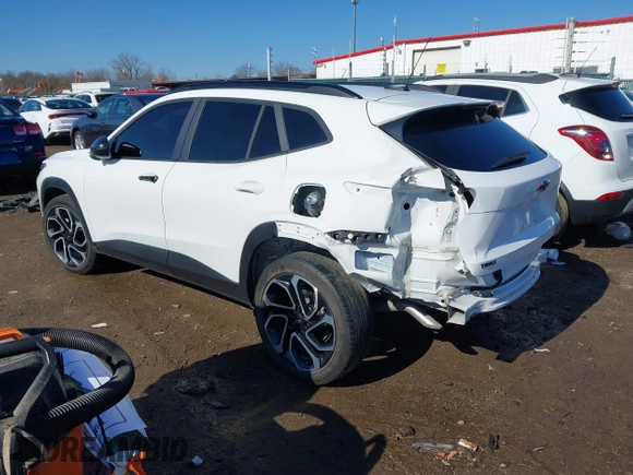 2024 Chevrolet Trax 2RS with VIN KL77LJE22RC061512, listed as a IAAI auction lot 41818671 with 51,461 mi miles and . Bid and sale history available at DreamBid. Image 3.