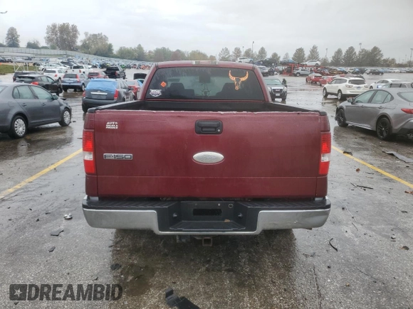 2006 Ford F-150 STX with VIN 1FTRX12W86NA90245, listed as a Copart auction lot 78834674 with 231,863 mi miles and Salvage Title. Bid and sale history available at carsss.com. Image 6.