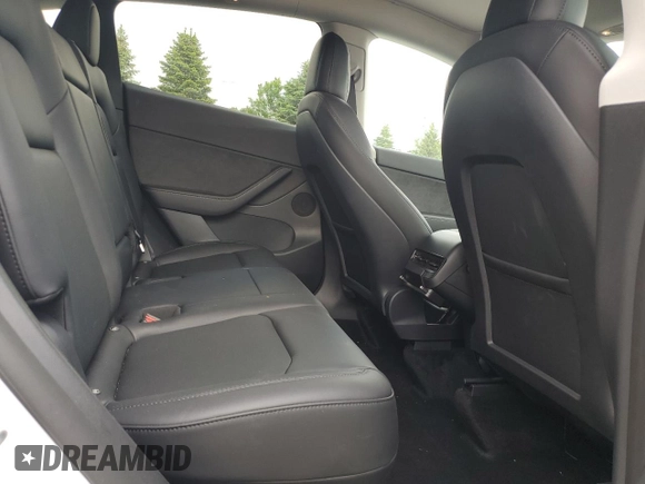 2022 Tesla Model Y Performance with VIN 7SAYGDEF1NF445085, listed as a Copart auction lot 58809495 with 14,832 mi miles and Salvage title. Bid and sale history available at DreamBid. Image 10.