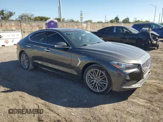 2021 Genesis G70 2.0T with VIN KMTG64LA0MU074883, listed as a Copart auction lot 42581875 with 30,885 mi miles and Non Repairable. Bid and sale history available at carsss.com. Image 4.