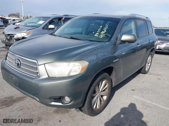 2008 Toyota Highlander Hybrid Limited with VIN JTEEW44A282010698, listed as a IAAI auction lot 41960107 with 171,209 mi miles. Bid and sale history available at carsss.com. Image 2.