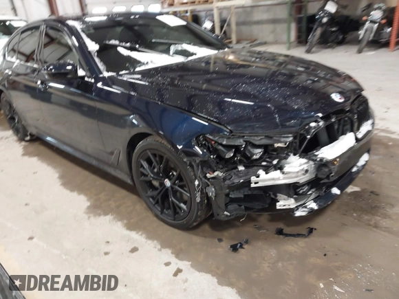 2022 BMW 5 Series 540i xDrive with VIN WBA73BJ06NWX68292, listed as a IAAI auction lot 41093254 with Not provided miles and . Bid and sale history available at DreamBid. Image 1.