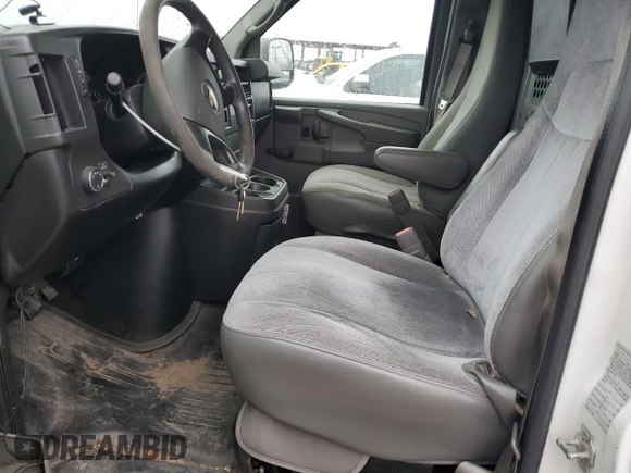 2010 Chevrolet Express Cargo with VIN 1GCZGFBA5A1162729, listed as a Copart auction lot 45866105 with Not provided miles and Salvage title. Bid and sale history available at DreamBid. Image 7.