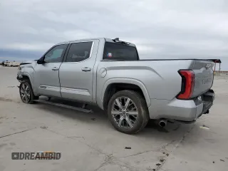 2023 Toyota Tundra Capstone Hybrid с VIN 5TFVC5DB6PX032166, выставлен на аукционе Copart как лот 42430465 с пробегом 39 910 миль миль и Списание • Salvage title. История ставок и продаж доступна на DreamBid. Изображение 2.