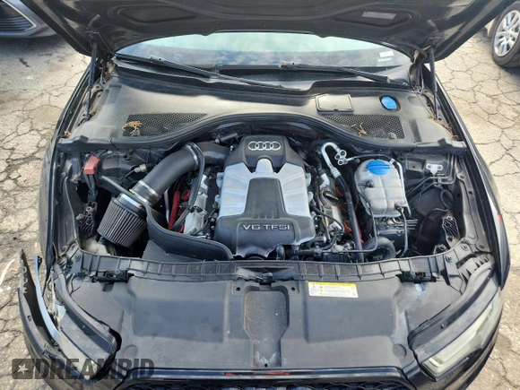 2014 Audi A6 Prestige with VIN WAUHGAFCXEN008586, listed as a Copart auction lot 60304815 with 133,577 mi miles and Salvage title. Bid and sale history available at DreamBid. Image 11.