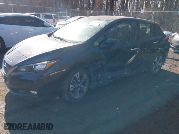 2022 Nissan LEAF SV with VIN 1N4AZ1CV9NC561705, listed as a IAAI auction lot 41465860 with 19,549 mi miles and . Bid and sale history available at DreamBid. Image 17.