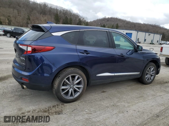 2020 Acura RDX w/Technology Pkg with VIN 5J8TC2H57LL016541, listed as a Copart auction lot 47266024 with 48,720 mi miles. Bid and sale history available at carsss.com. Image 3.