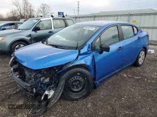 2022 Nissan Versa S with VIN 3N1CN8DV9NL832744, listed as a Copart auction lot 86887574 with 77,917 mi miles and Salvage title. Bid and sale history available at DreamBid. Image 1.