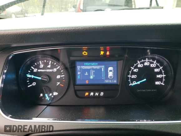2017 Ford Police Interceptor with VIN 1FAHP2MK1HG133669, listed as a Copart auction lot 81138584 with 79,516 mi miles and Salvage title. Bid and sale history available at DreamBid. Image 9.